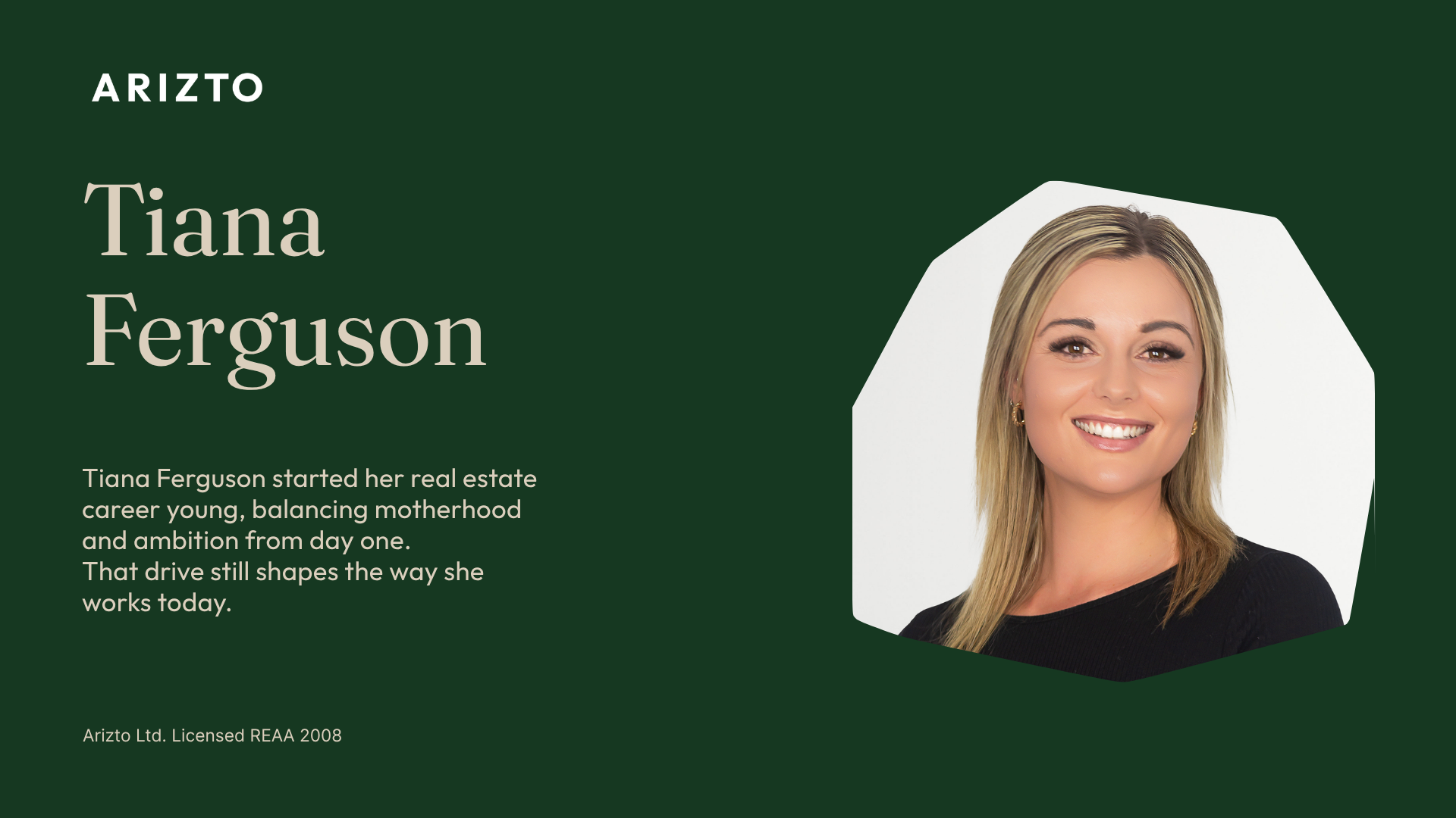 Tiana Ferguson - Built on Drive, Fuelled by Purpose